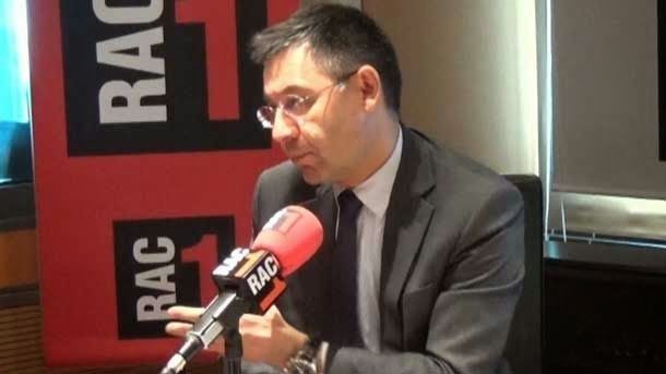The president of the fc barcelona has reviewed the Barcelona actuality in an interview in rac1