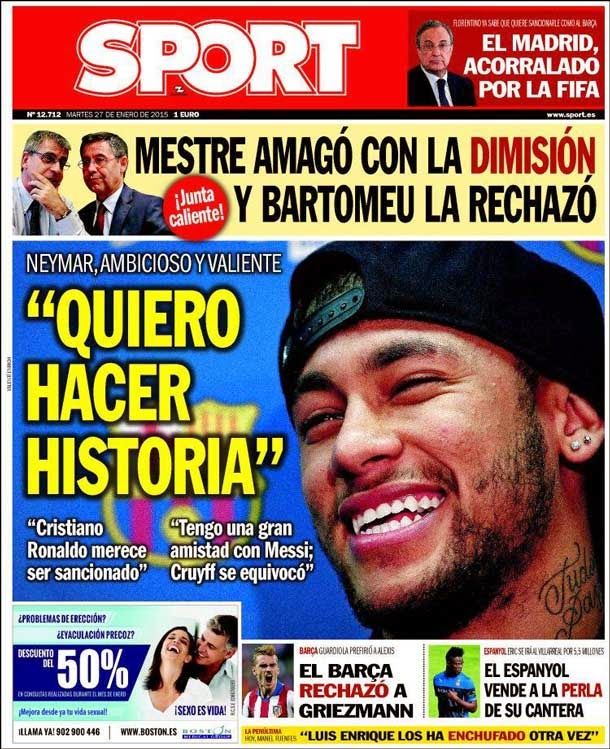 Neymar: "I want to make history"