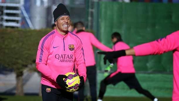 The barça completed the second session after the parties navideñas
