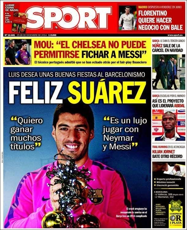 Luis suárez wishes some good parties to the barcelonismo