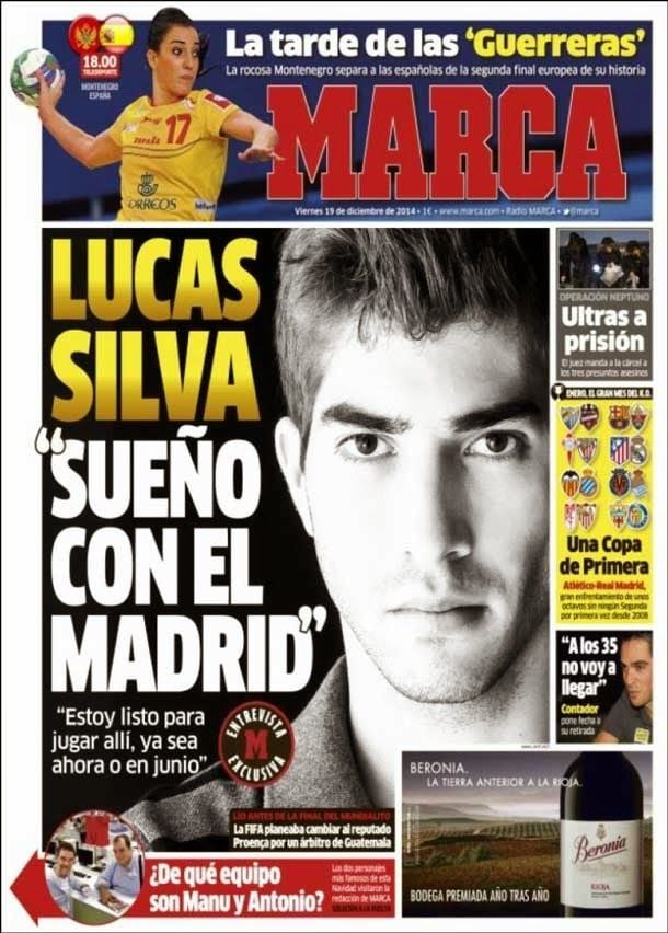 Lucas silva: "dream with the madrid"