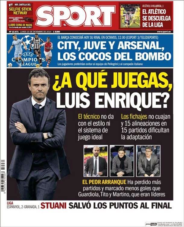 To what play luis enrique?