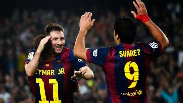 Luis suárez, messi and neymar have showed the way of the victory