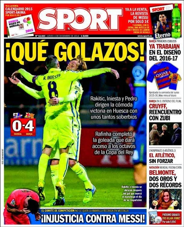 What golazos! (huesca 0 barcelona 4)
