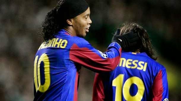 The Brazilian elogia to the one who a day was his student in the barça