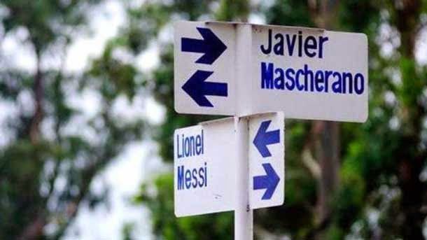 Las calles de el chañar (tucumán) están dedicadas a los jugadores de la selección argentina