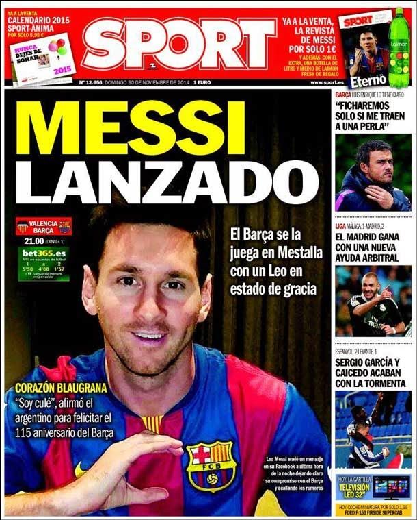 Messi, lanzado