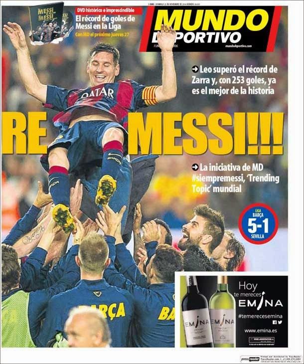 Messi supera a telmo zarra y ya es el mejor de la historia