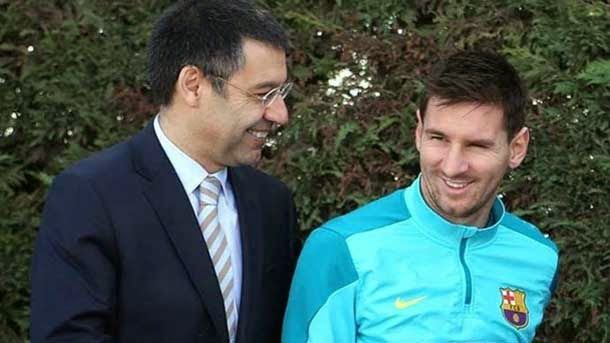 The president culé would have resolved the confusion with the father of messi