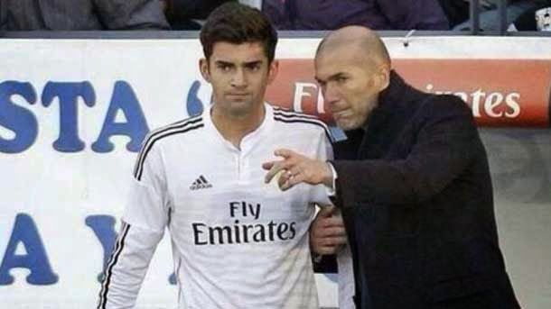 The son of zidane played two minutes against the conquense
