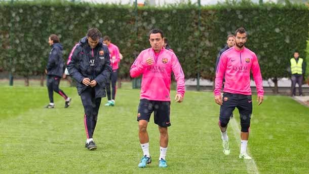 Luis enrique has given party to the players that have not been summoned by his selections