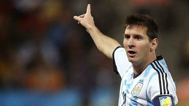Messi has marked the second goal of the albiceleste