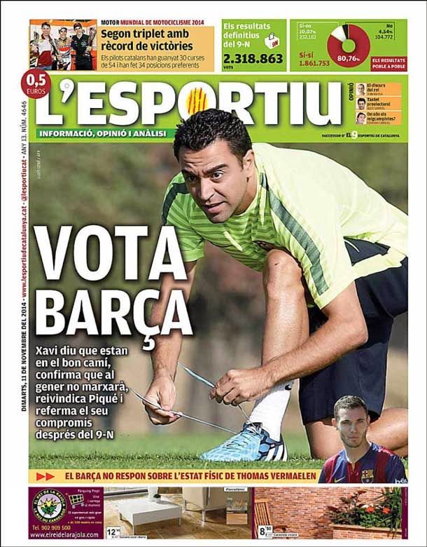 It votes barça