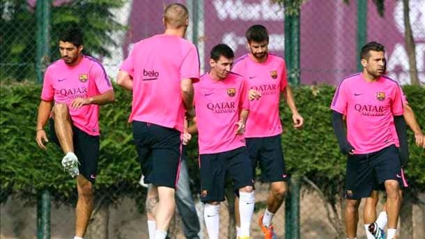 The barça has gone directly of the airport to the ciutat esportiva