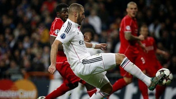 Benzema Has been the author of the only goal of the party