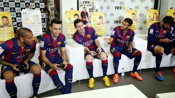 The cracks Barcelona threw "" some games to the popular sportive simulator