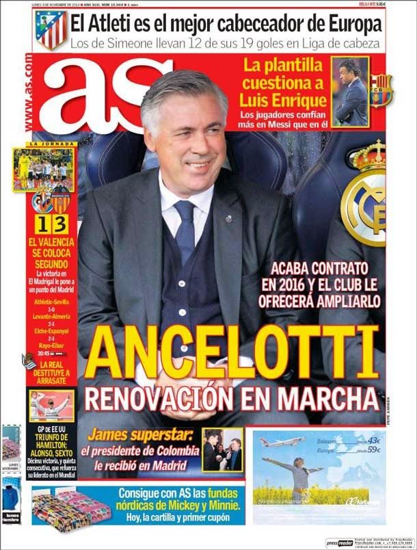 Ancelotti, renovación en marcha