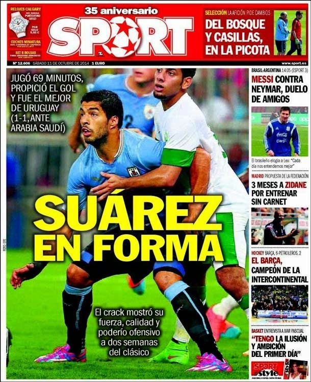 Suárez, in shape