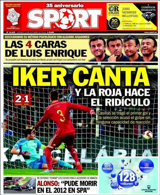 Iker sings and the red does the ridiculous