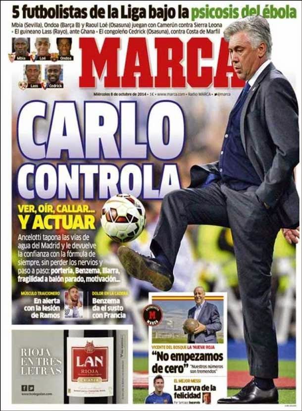 Carlo (ancelotti) controls