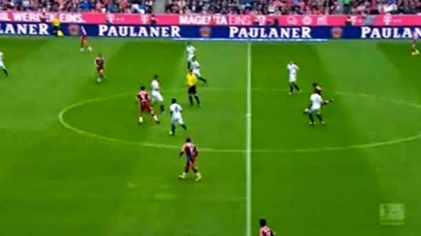 The ex player of the real madrid almost marks the goal of the season in alemania