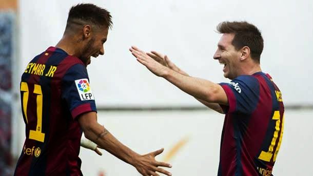 Neymar Has marked 8 goals in 8 parties, a goal more than messi