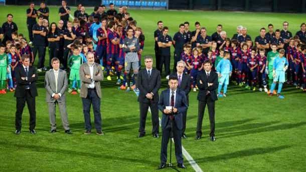 Josep maria bartomeu took advantage of to defend the actions of the directive