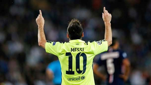 The crack Argentinian annotated against the psg his goal number 68 in the champions league