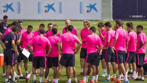 The ones of luis enrique do not want surprises and, if they can, will look for the goleada