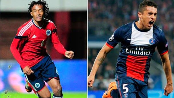 The fc barcelona offered 35 million euros by marquinhos and square