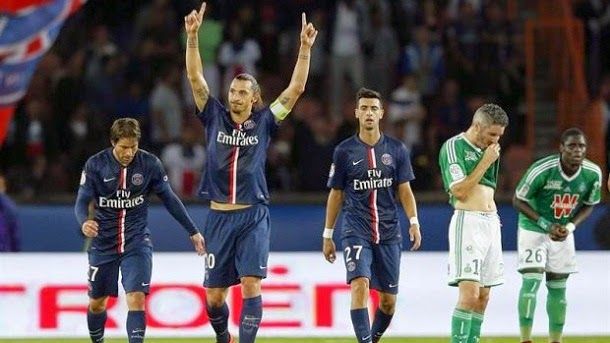 Ibrahimovic anota un "hat trick" frente al sain Étienne