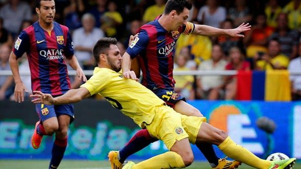 Villarreal, 0 fc barcelona, 1 league bbva 2014 2015 day 2