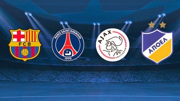 Psg, ajax and apoel, rivals of the barcelona in the phase of groups