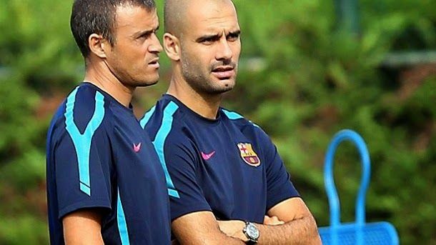 Luis enrique will see  with guardiola in the forum of trainers