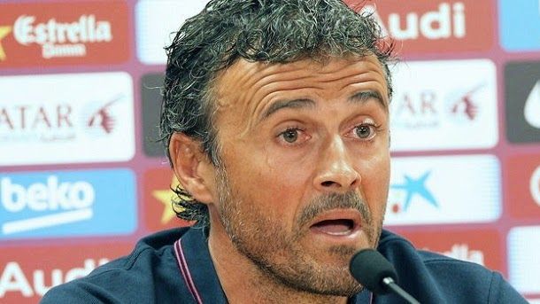 Luis enrique: "the players will know if they are just headlines before the parties"