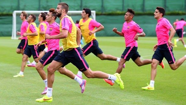 The fc barcelona will debut in the league bbva 2014 2015 with five safe drops