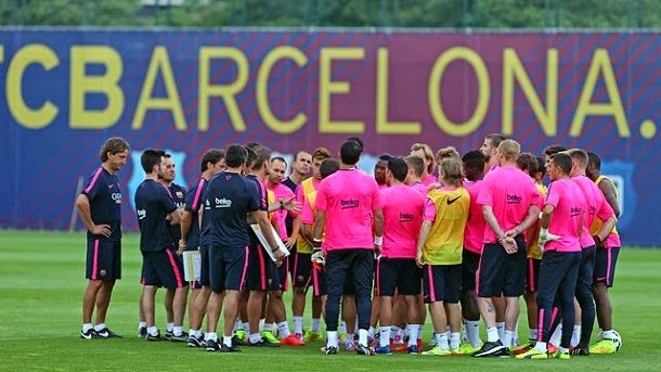 The numbers of the pre-season 2014 15 of the fc barcelona