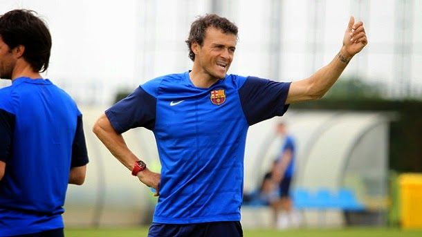 Luis enrique wants to take advantage of to the maximum a week without parties