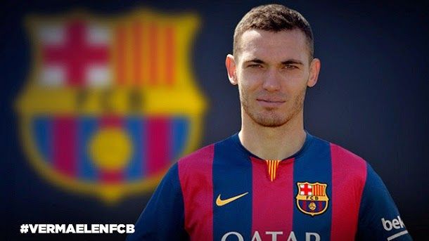 Official: the fc barcelona index card to thomas vermaelen by five seasons