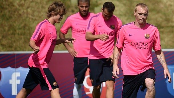 Mathieu goes back to train  with the group