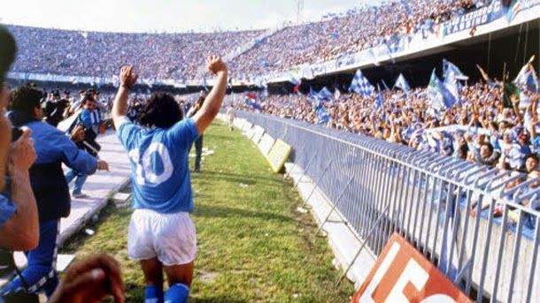 Maradona, the star culé that went  to the nápoles