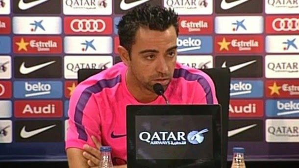 Xavi: "luis enrique has been key so that it continue in the barça"
