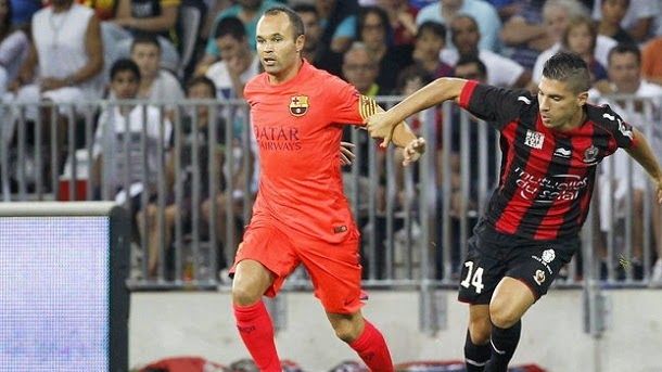 The barcelona empata against the niza (1 1) in the second party of the pre-season