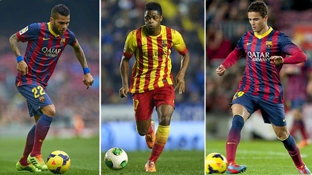 The barça continues looking for an exit to alves, song and afellay