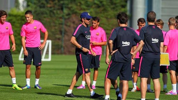 The tactical drawings that prepares luis enrique for the fc barcelona