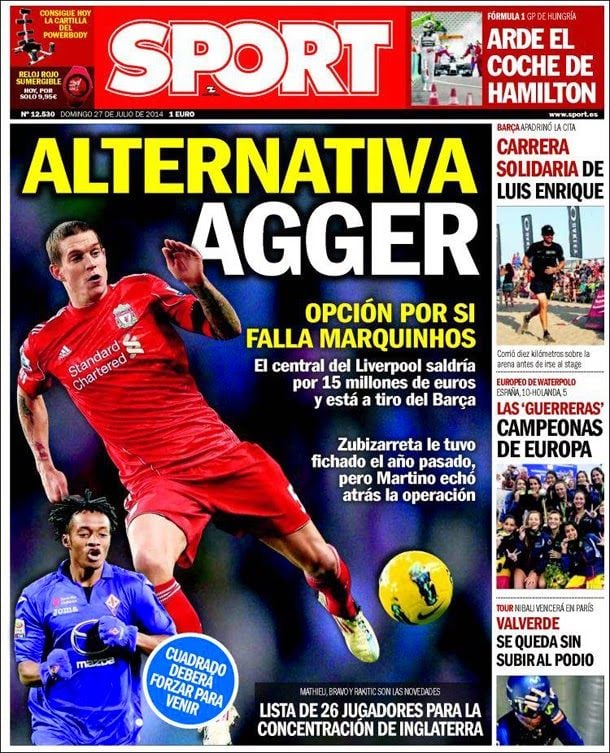 Cover sport 27 07 2014 alternative agger