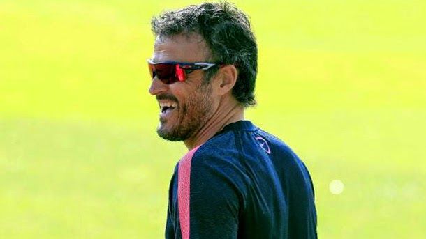 Like this it lives luis enrique the trainings of the barça