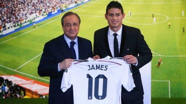 James rodríguez, the new galactic of the real madrid