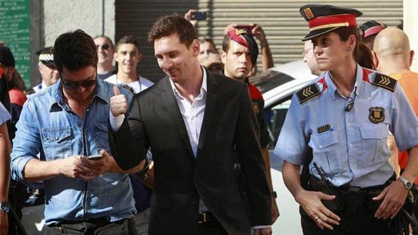 Leo messi has paid 53 million euros to inland revenue in a year