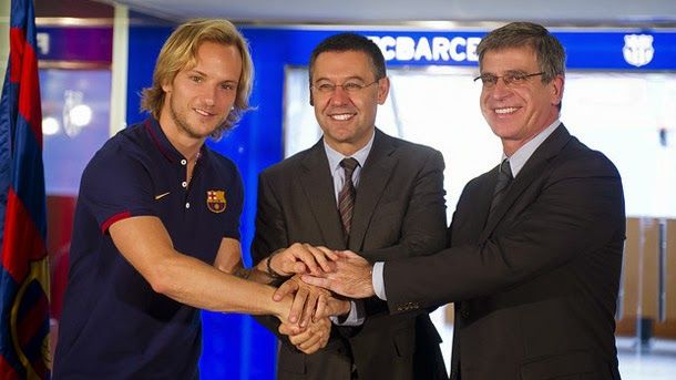 The fc barcelona denies  to reveal the figures of the signing of ivan rakitic